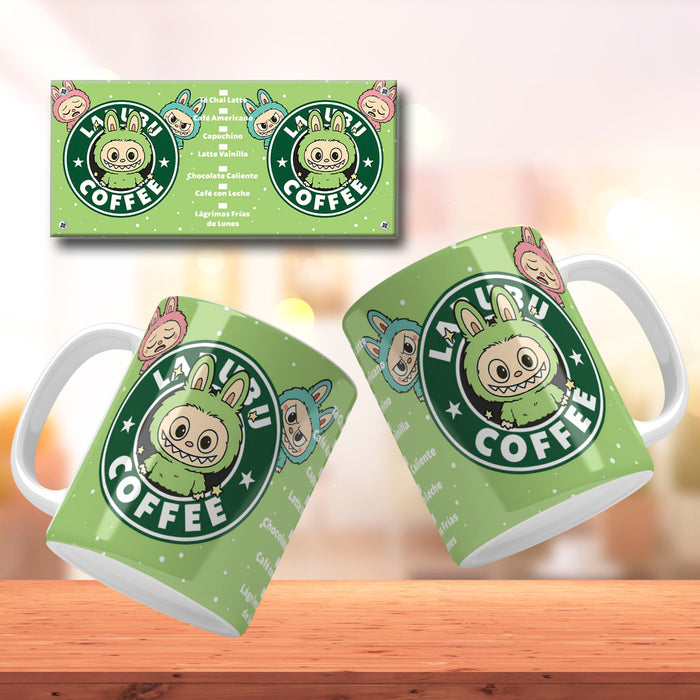 Mug Labubu 11 Oz Ref. 3 Green Grape x 1 Unidad