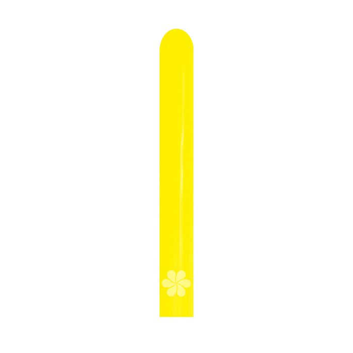 Globo Amarillo Fashion Tubito 260 x 50 Unidades Sempertex