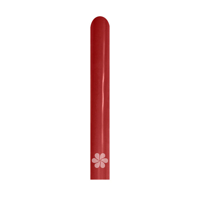 Globo Rojo Cristal Reflex Tubito 260 x 20 Unidades Sempertex