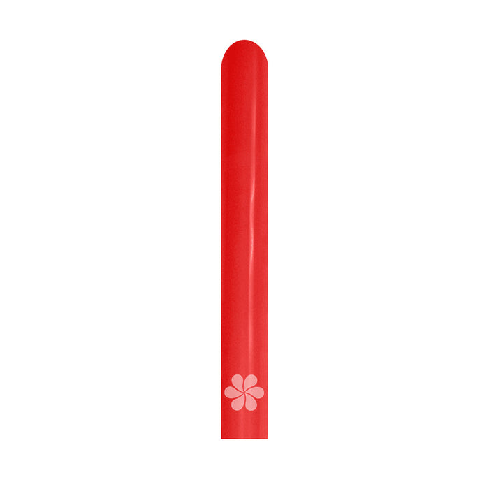 Globo Rojo Fashion Tubito 260 x 50 Unidades Sempertex