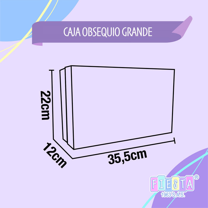 Caja Obsequio Grande Para el mejor Papá  x 1 Unidad