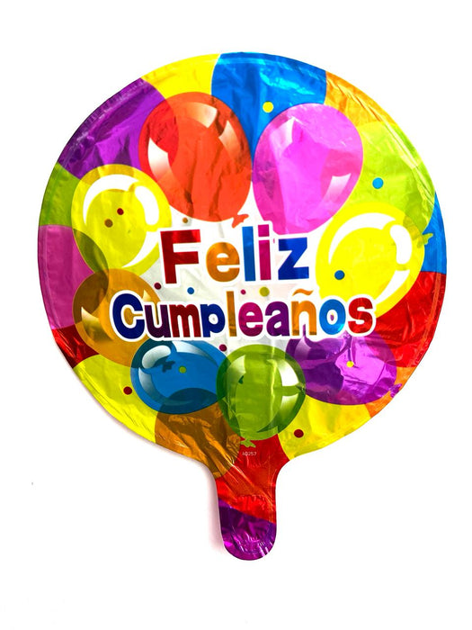 Globo Foil Feliz Cumpleaños 10 " Globos x 1 Unidad