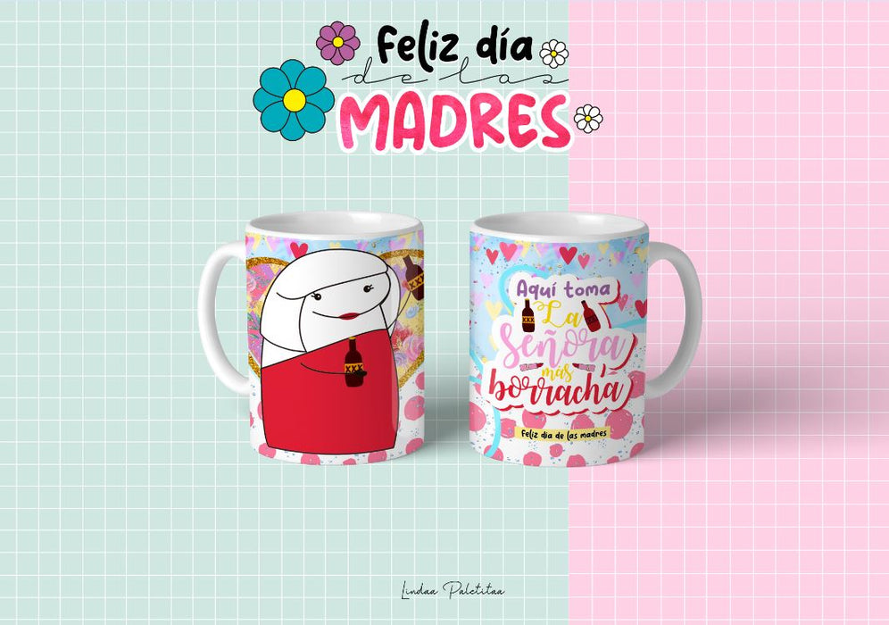 Mug Feliz Dia De La Madre 11 Oz Ref. 40 x 1 Unidad