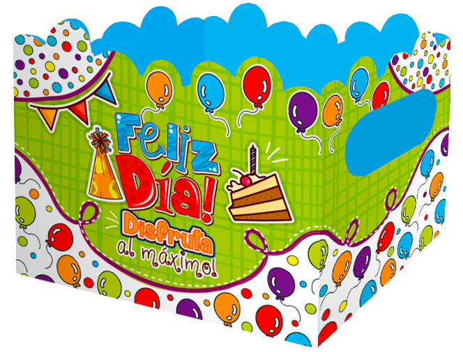 Caja Ancheta Grande Feliz Cumpleaños x 1 unidad