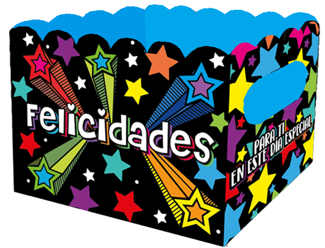 Caja Ancheta Grande Feliz Cumpleaños x 1 unidad
