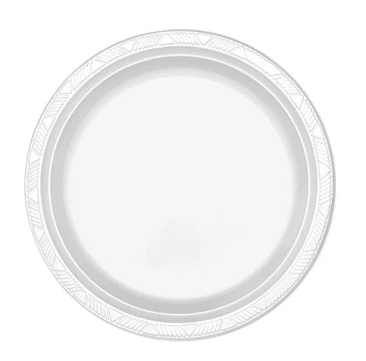 Plato Deluxe Pequeño Blanco 15 cm  x 10 Unidades Sempertex