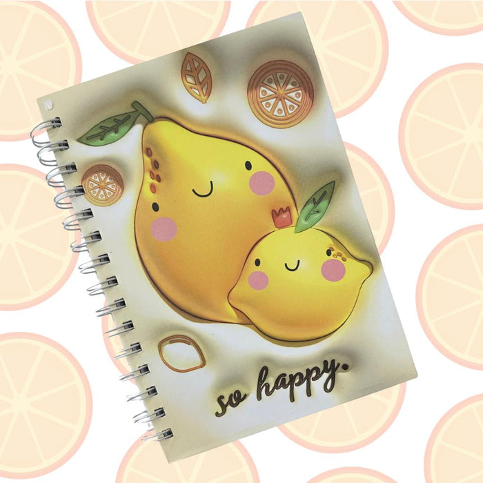 Cuaderno Argollado Limon Kawaii X 1