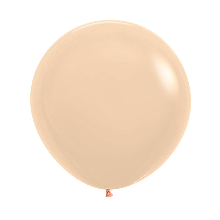 UNIDAD de globos Durazno Malibu Pastel mate R24  (x UNIDAD) Sempertex