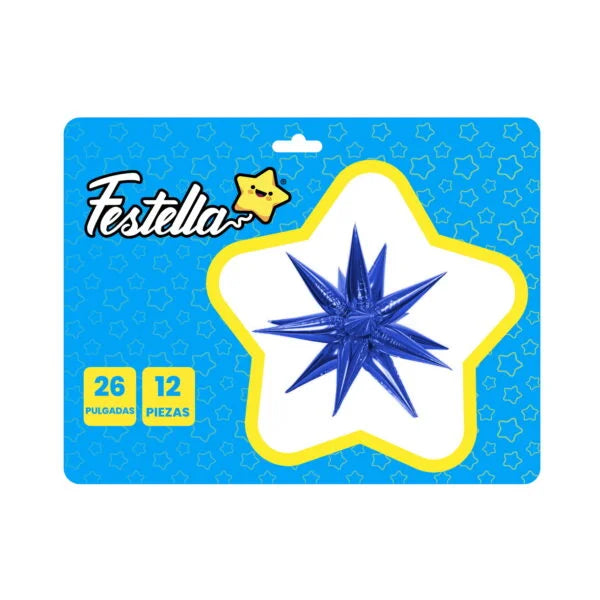 Globo Estrella Magica 26" Azul x 1 Unidad Festella