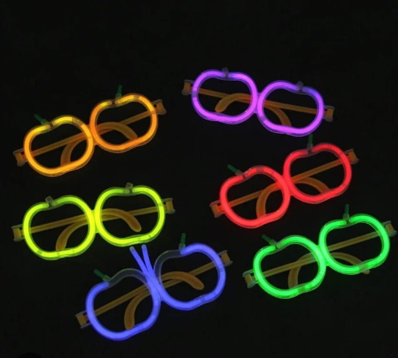 Gafas de Fiesta Fluorescente Calabaza Neon Rosado X Unidad