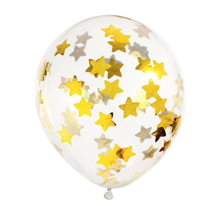Globo Burbuja 10" Confetti Variado X Unidad Festella