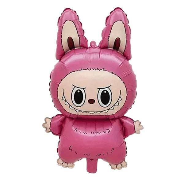 Globo Foil Labubu Rosado 15" x 1 Unidad