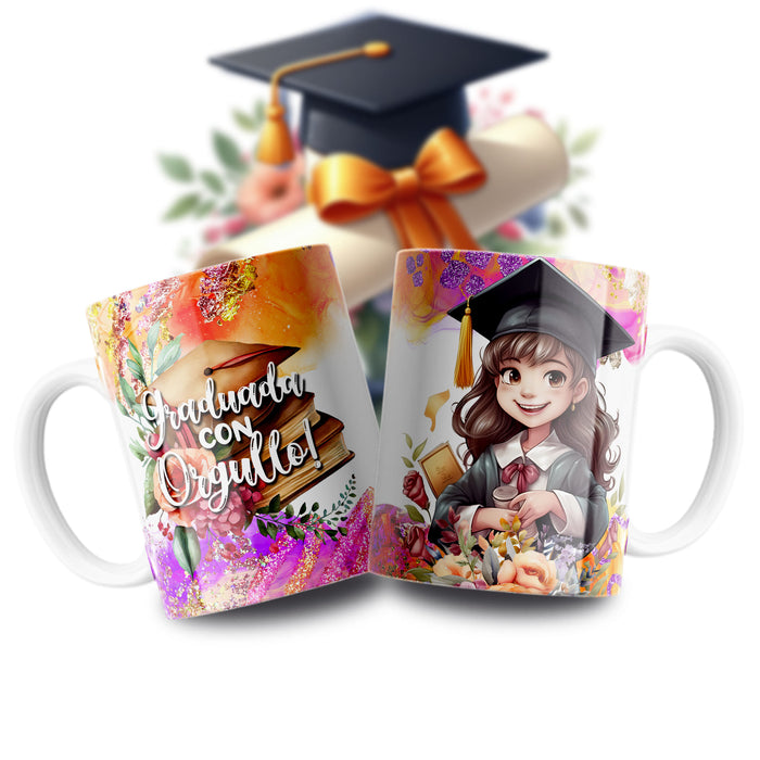 Mug Mensaje de Grado 11 Oz Ref. 4 x 1 Unidad