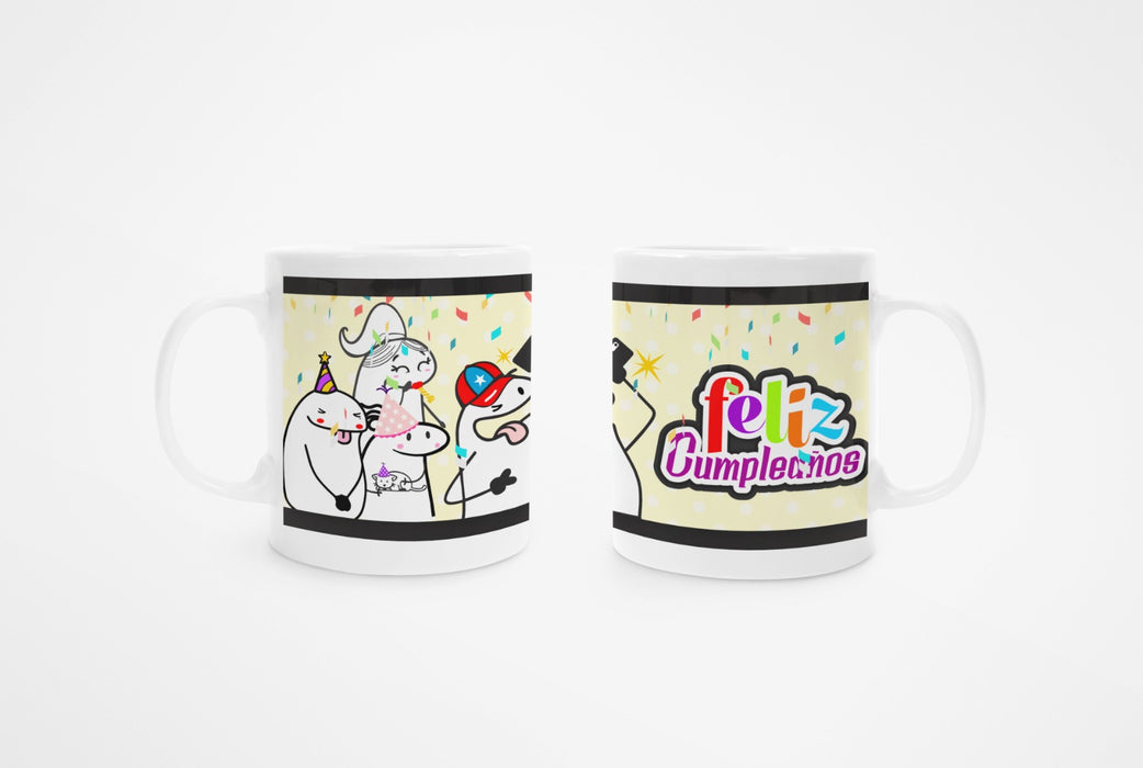 Mug Feliz Cumpleaños 11 Oz Ref. 7 x 1 Unidad