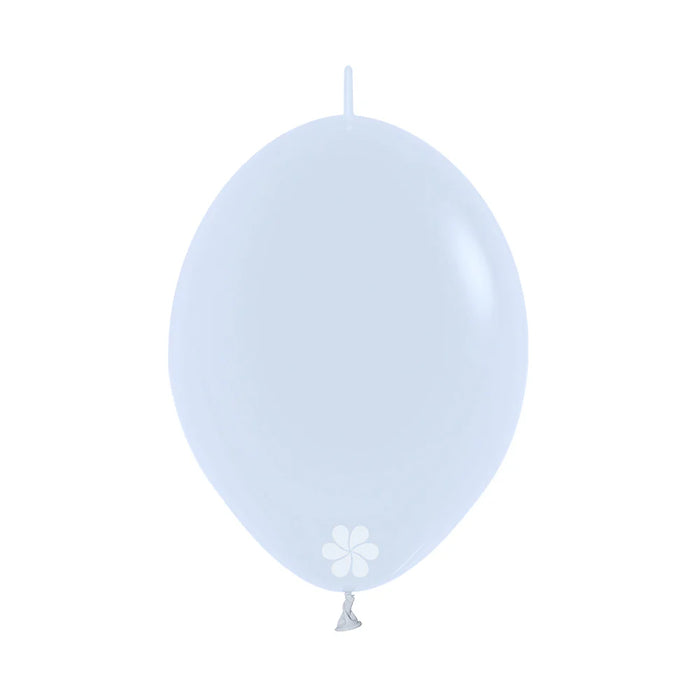 Globo Blanco Fashion  LOL 12" X 50 Unidades Sempertex