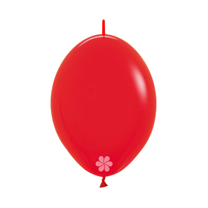 Globo Rojo Fashion LOL 6" X 50 Unidades Sempertex