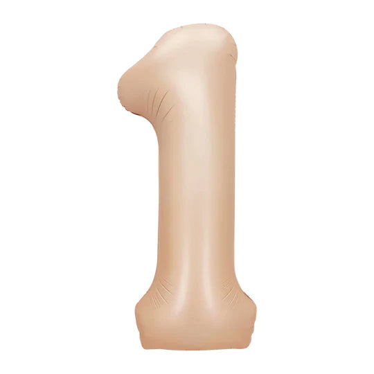 Globo Metalizado # 1 Latte 16" Sempertex