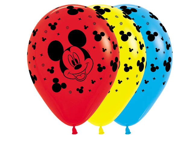 Globo Infinity Mickey Mouse Fashion Surtido R12 X 10 Unidades Sempertex