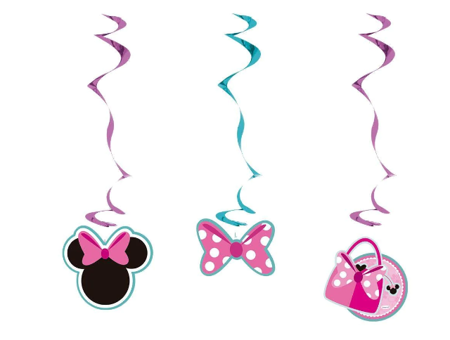 Espiral Cartón Minnie Bowtique X 3 Unidades Sempertex
