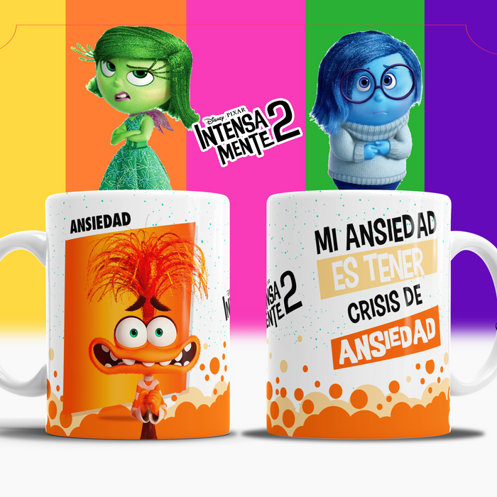 Mug Intensamente 2 11 Oz Surtidos Caja x 12 Unidades