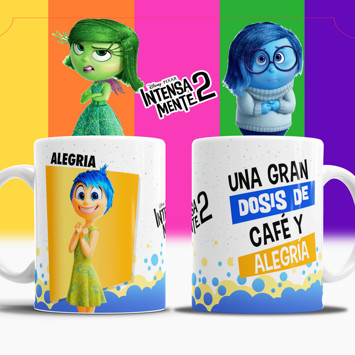 Mug Intensamente 2 11 Oz Surtidos Caja x 12 Unidades