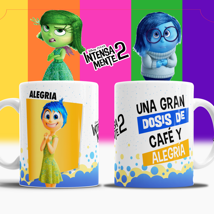 Mug Intensamente 2 Alegria de 11 Oz Ref. 12 x 1 Unidad