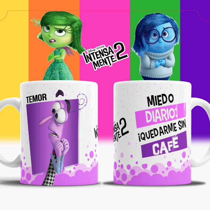 Mug Intensamente 2 Temor de 11 Oz Ref. 43 x 1 Unidad