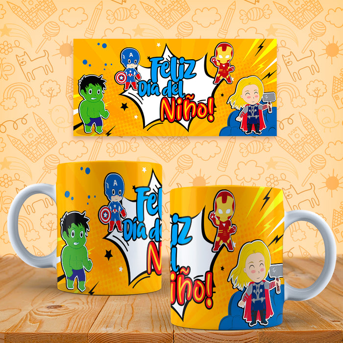 Mug Feliz Dia Del Niño 11 Oz Ref. 15 x 1 Unidad