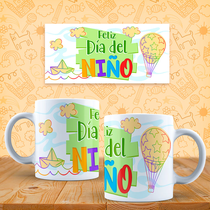 Mug Feliz Dia Del Niño 11 Oz Ref. 7 x 1 Unidad