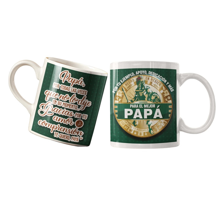 Mug Feliz Dia Padres 11 Oz Surtidos Caja x 12 Unidades