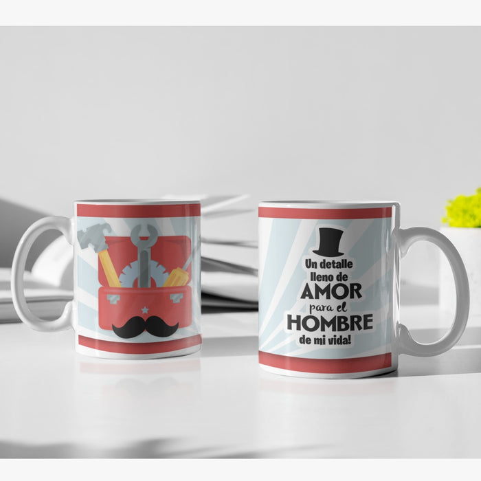 Mug Dia del Hombre 11 Oz Surtidos Caja x 12 Unidades