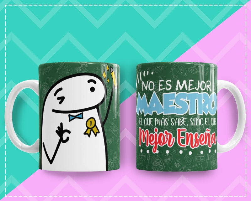 Mug Feliz Dia del Maestro 11 Oz Ref. 13 x 1 Unidad