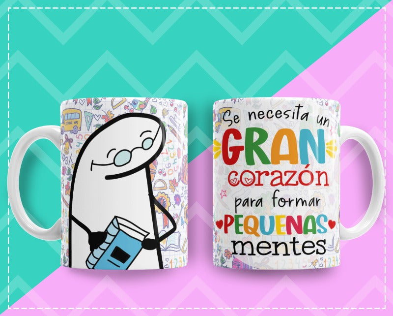 Mug Feliz Dia del Maestro 11 Oz Ref. 21 x 1 Unidad