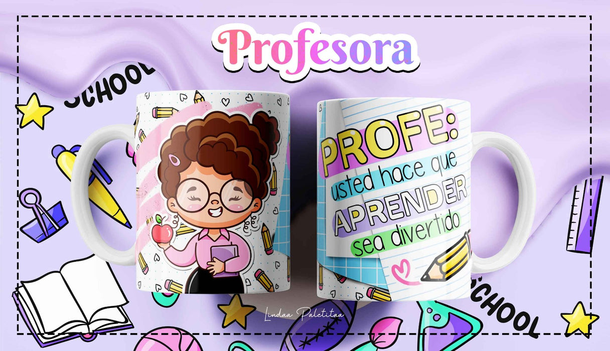 Mug Feliz Dia del Maestro 11 Oz Ref. 1 x 1 Unidad