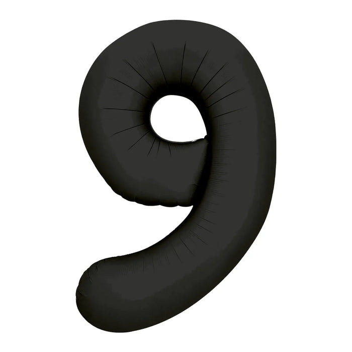 Globo Metalizado # 9 Negro 32" Sempertex