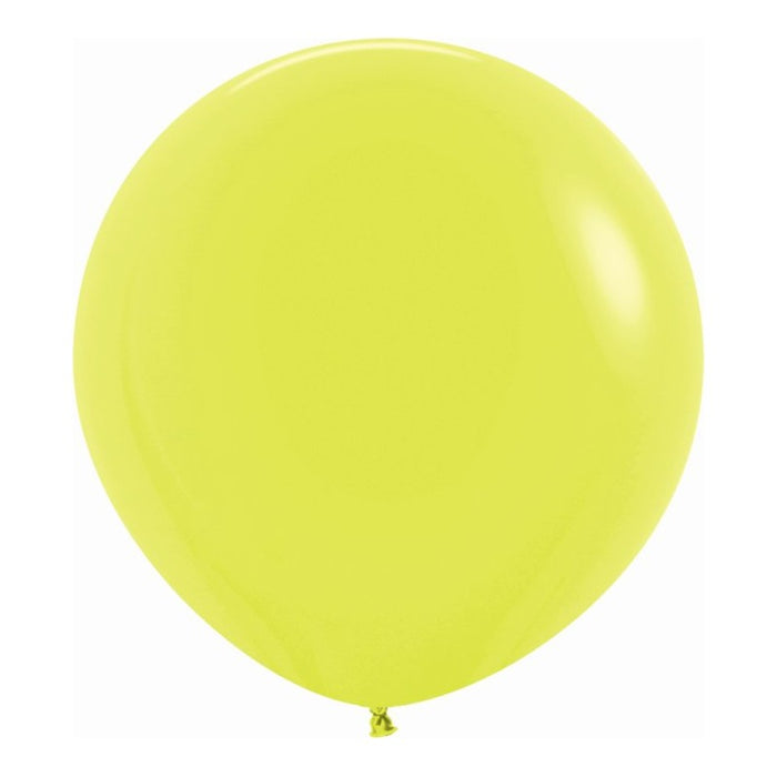 Globo Amarillo Neon R24 X 3 Unidades Sempertex
