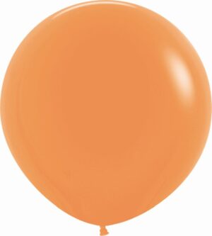 Globo Naranja Neon R18 X 6 Unidades Sempertex