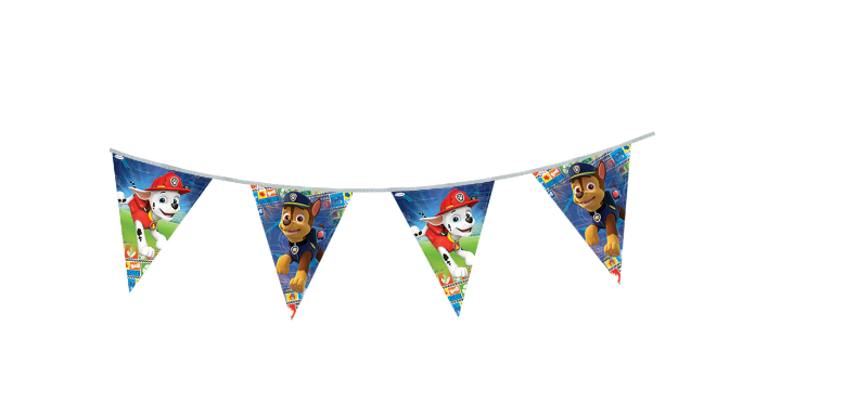 Banderola Metalizada Paw Patrol 3.6 M X 1 Unidad Sempertex