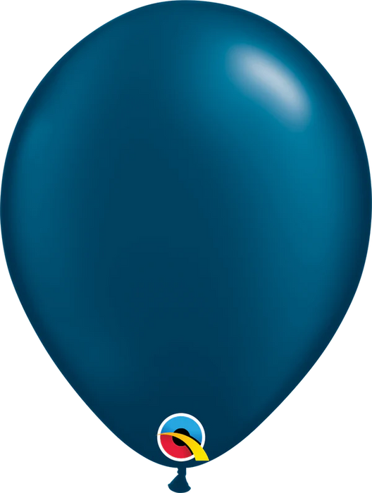 Unidad de Globo Pearl Midnight Blue 11" Qualatex