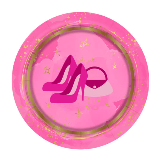 Plato 7" Fashion Girl X 8 Unidades Sempertex
