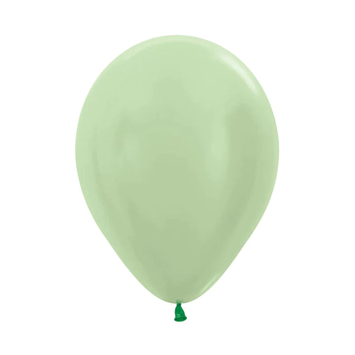Globo Verde Satin R9 x 50 Unidades Sempertex