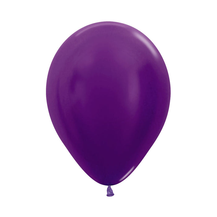 Globo Violeta Metal R9 X 50 Unidades Sempertex