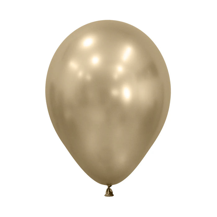 UNIDAD De Globo Rocio De Oro Silk R12 x UNIDAD Sempertex