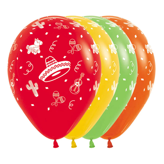 Globo Infinity Mexicano F Surtido R12 X 50 Unidades Sempertex