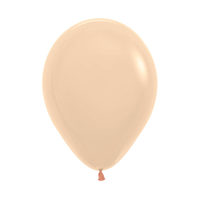 UNIDAD de globos Durazno Malibu Pastel mate R9  (x UNIDAD) Sempertex