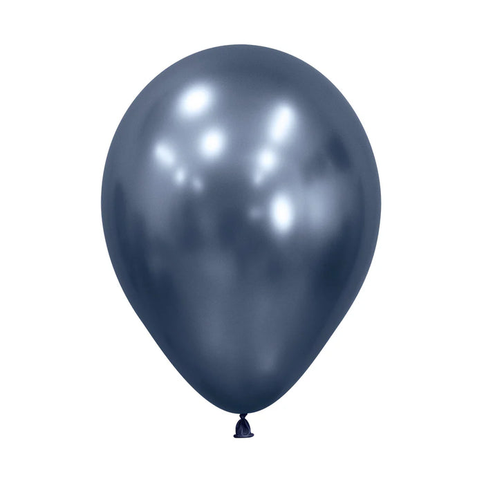 Globo Azul Galaxy Reflex R12 x 12 Unidades Sempertex