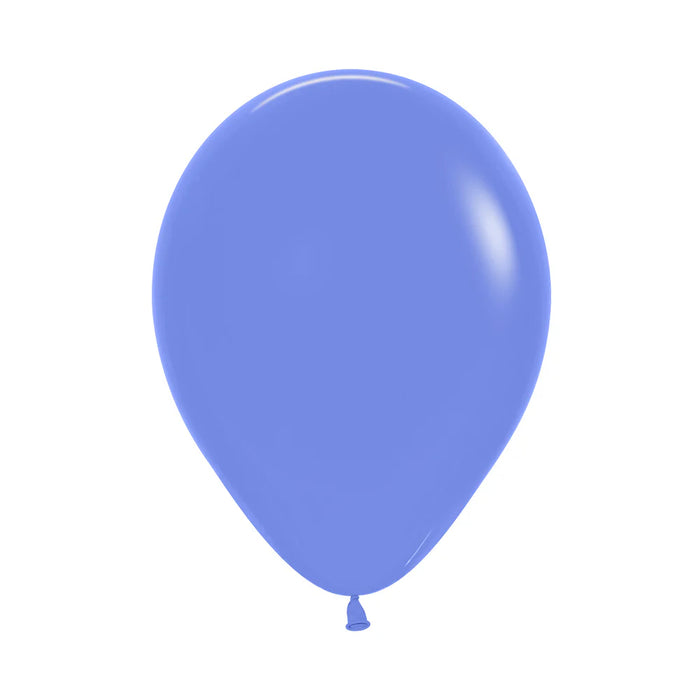 UNIDAD De Globo Azul Hortensia Fashion R12 x UNIDAD Sempertex
