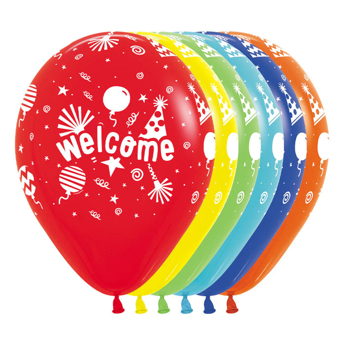 Globo Infinity Welcome Fashion Surtido R12 x 12 Unidades Sempertex