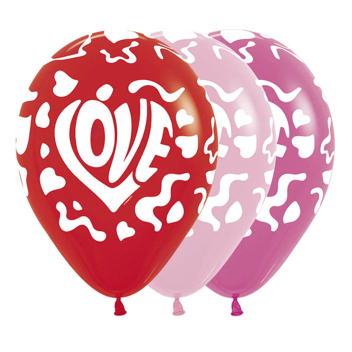 Globo Infinity Love F Surtido R12 x 12 Unidades Sempertex