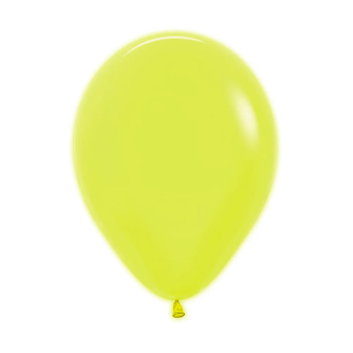 UNIDAD de Globo Neon R5 Amarillo X UNIDAD Sempertex